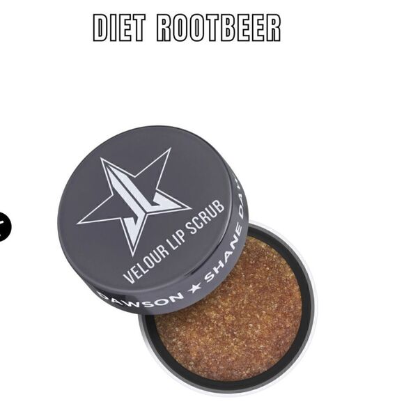Jeffree Star Velour Lip Scrub in Diet Rootbeer - Picture 1 of 2